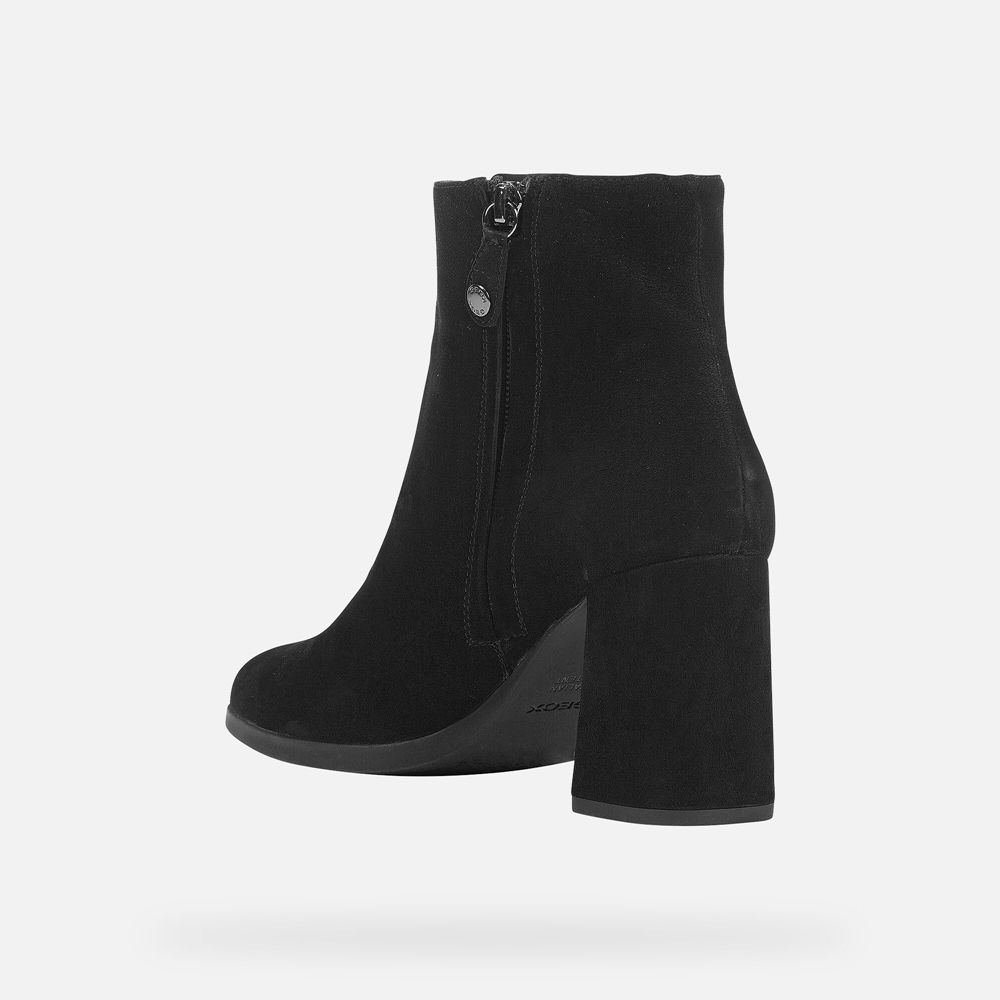 Geox Ankle Boots Black Calinda - Geox Womens Shoes - YSOTAK250